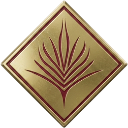 The Red Gold Reserve saffron emblem